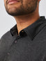 Charcoal Performance Polo Details Studio | Fresh Clean Threads