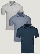 Basic Men's Performance Polo 3-Packs | Fresh Clean Threads