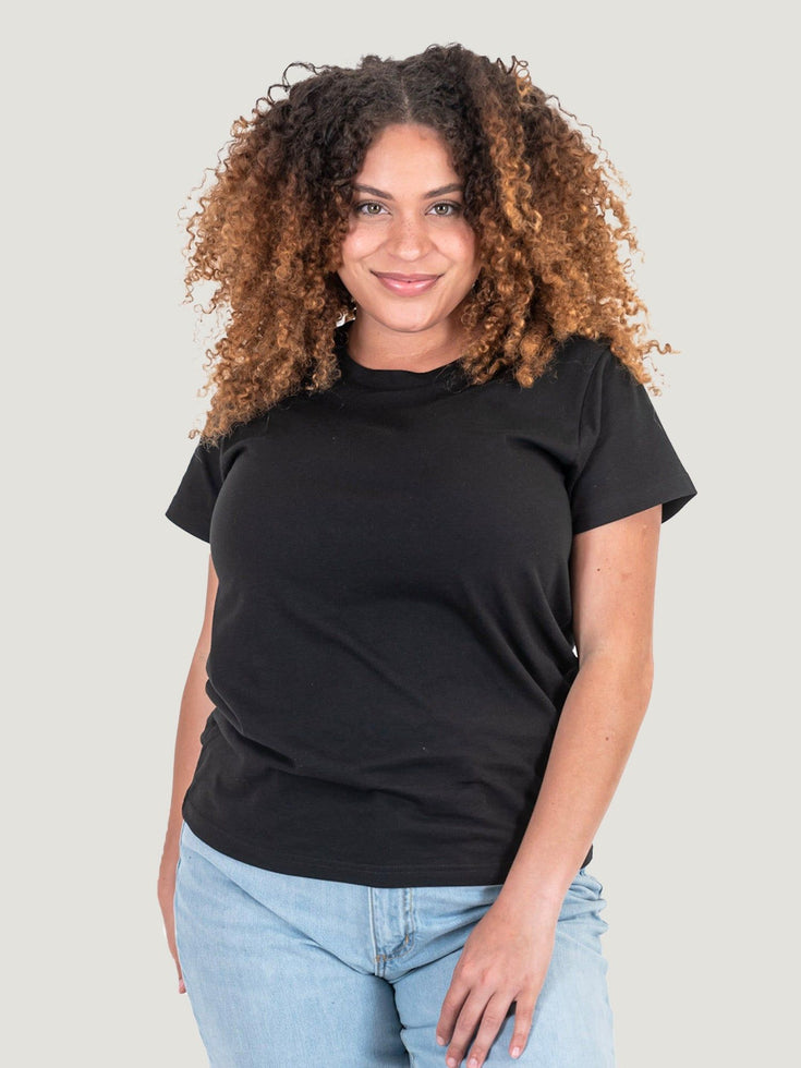 Women's Black Crew Neck (1st Gen.) Medium | Fresh Clean Threads