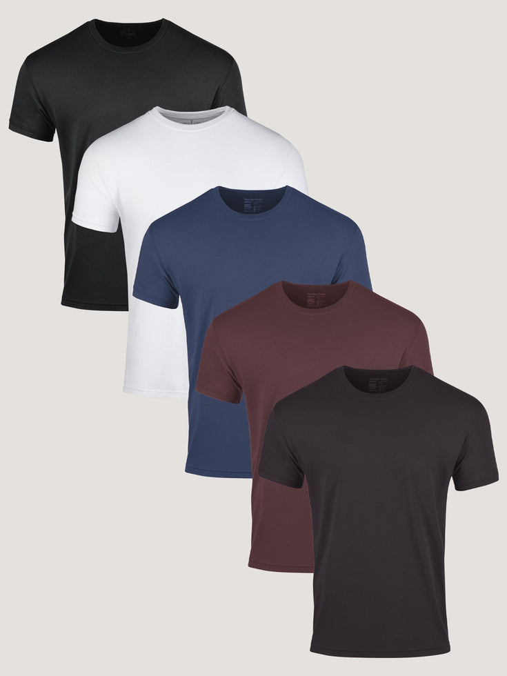 Fall Foundation Crew Neck 5-Pack | Fresh Clean Threads