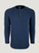 Navy Slim Fit Long Sleeve Henley FINAL SALE