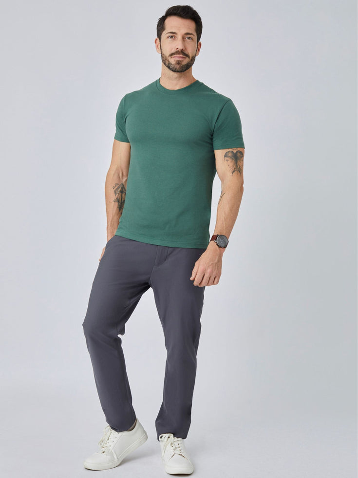 Alpine Green Men's Crew Neck Tee | Designed to complement your body