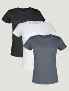Women's Basic 3-Pack Crew Neck Tees | Fresh Clean Threads