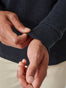 Charcoal Thermal Long Sleeve Crew Studio Image Cuff Details | Fresh Clean Threads