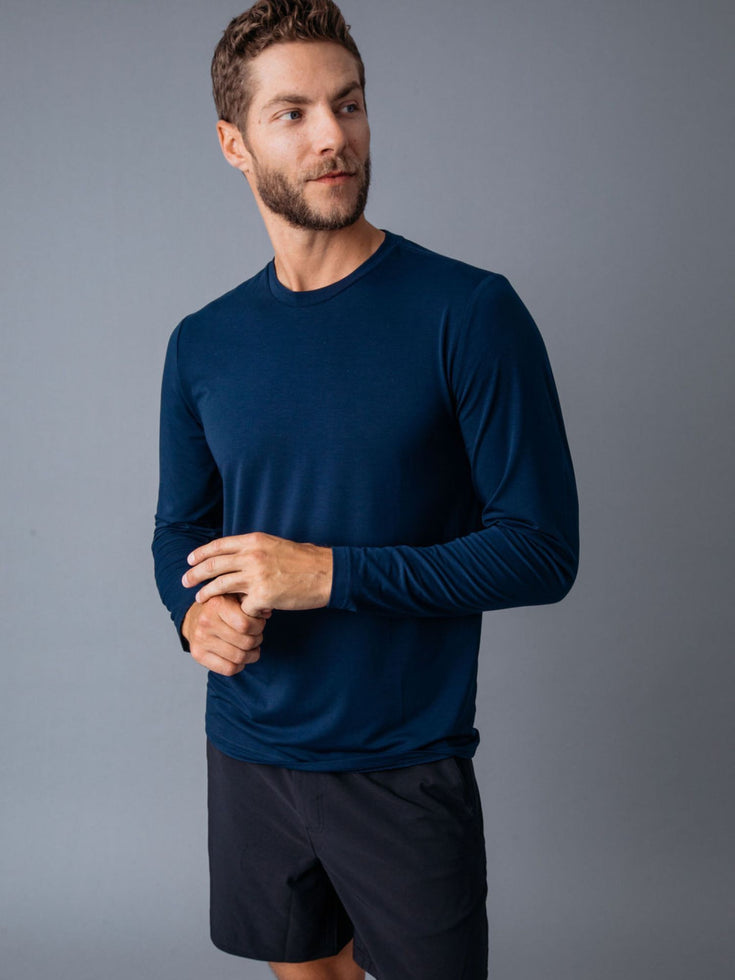Men's Best Sellers Performance Long Sleeve Crew Pack | Fresh Clean Threads