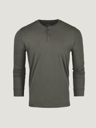 Stone Green Henley | Fresh Clean Threads