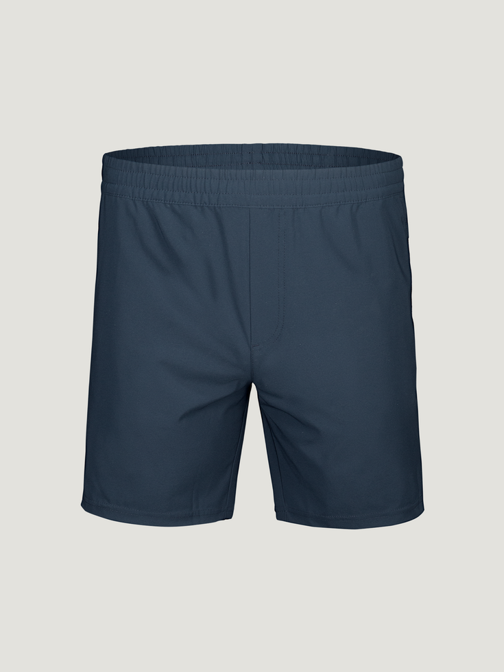 Navy Stretch Performance Shorts | Fresh Clean Threads