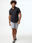 Black Short Sleeve Stretch Button Up | Pair with the Everyday Shorts |Fresh Clean Threads