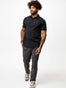Black Short Sleeve Button Up | Fresh Clean Threads