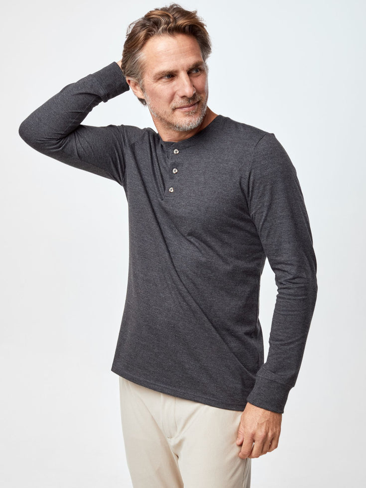Long Sleeve Henleys at FCT | Premium Men's Tees