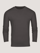 Men's Long Sleeve T-Shirt in Concrete Grey | Shop Sizes S-4XL & Tall