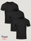 All Black Subscription 3-Pack | Crew or V-Neck | Fresh Clean Threads