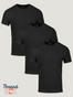 All Black Subscription 3-Pack | Crew or V-Neck | Fresh Clean Threads