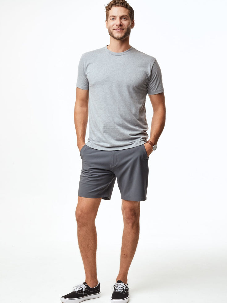 Everyday Shorts 2.0 with Membership | Graphite | Fresh Clean Threads