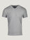 Heather Grey V-Neck Tee | Fresh Clean Threads