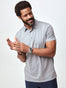 Heather Grey Polo Shirt | Fresh Clean Threads