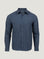 Men's Navy Long Sleeve Button Up Shirt | The fabric with some give