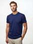 Midnight Blue Men's Crew Neck Tee | Fresh Clean Threads