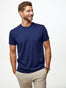 Midnight Blue Crew Tee for Men | Fresh Clean Threads