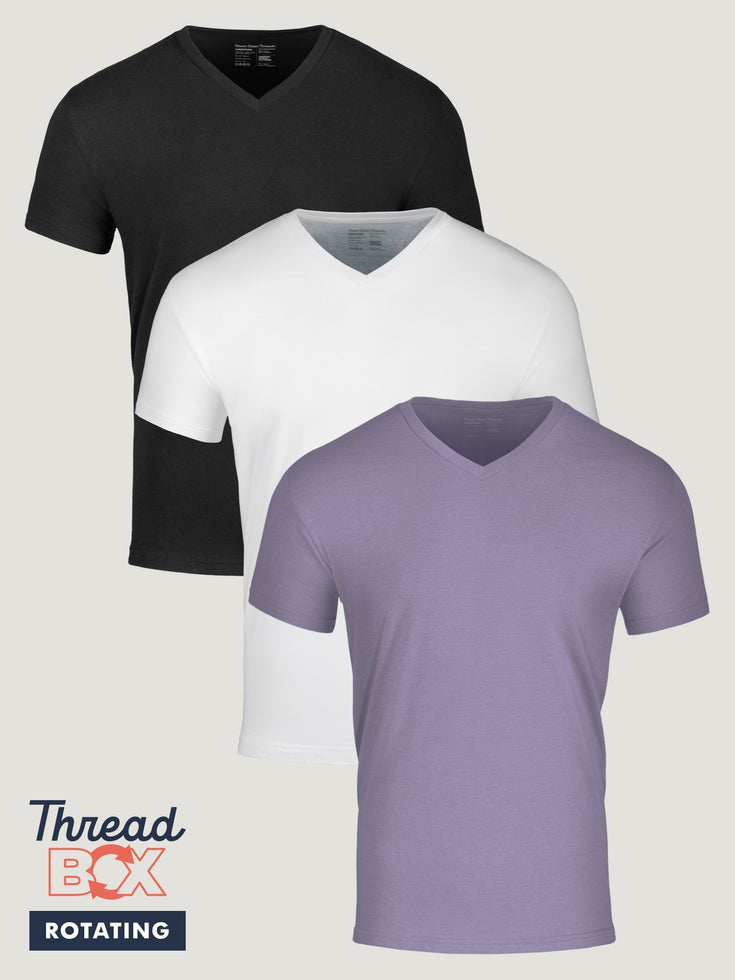 May Foundation V-Neck Tee 3-Pack | Subscription Wardrobe Essentials | FCT
