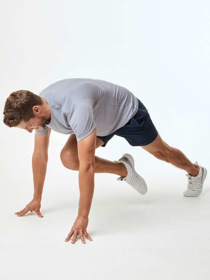 Stretch Performance Shorts for Men | Navy Colorway | Fresh Clean Threads