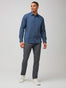 Men's Long Sleeve Button Up in Navy Blue | Soft, breathable + designed to flex
