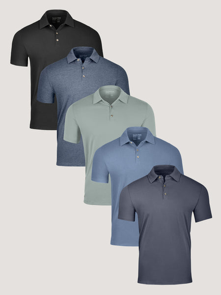 Spring Essentials Polo 5-Pack