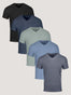 Men's V-Neck Tees 5-Pack | Perfectly crafted for everyBODY, S–4XL