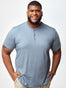 Short Sleeve Henley in Wedgewood | Fresh Clean Threads