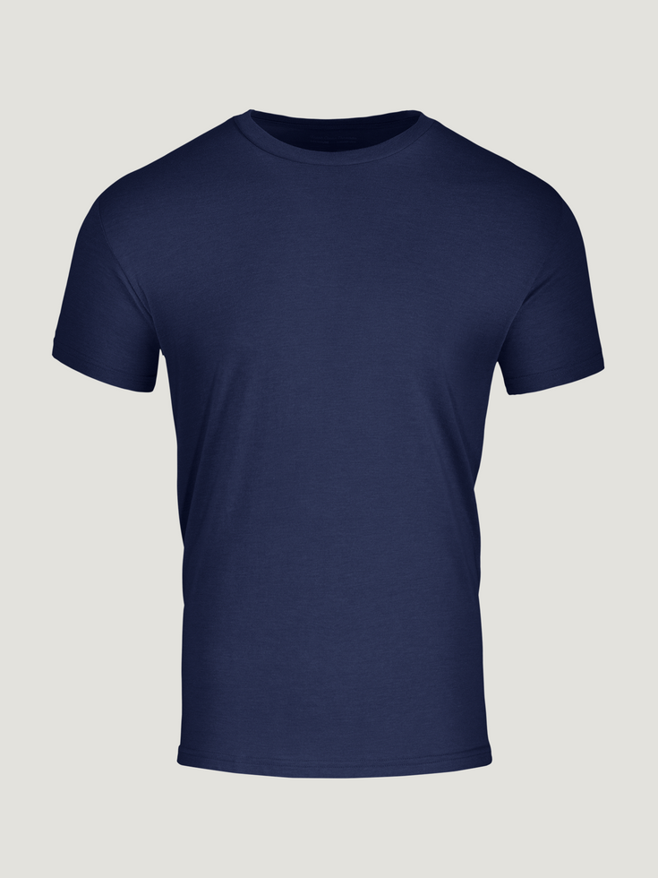 Midnight Blue Crew Tee | Fresh Clean Threads