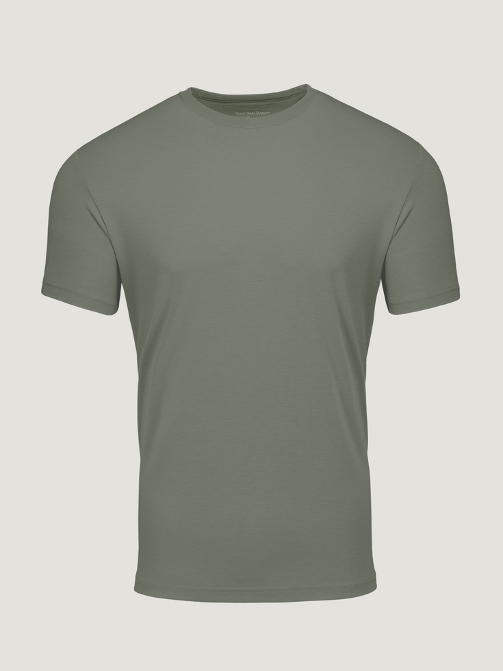 Mercury Green Performance Crew | Fresh Clean Threads