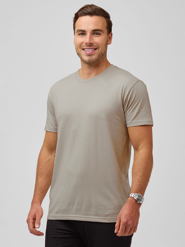 The Softest Crew Neck Tees | Now in Sandstone at FCT