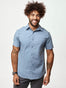 Wedgewood Short Sleeve Stretch Button Up| Quality fabrics, for life’s moments