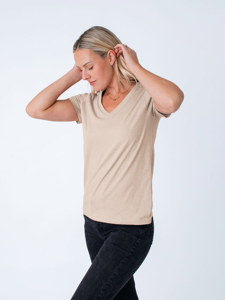 Women's Desert V-Neck Tops | The perfect base tee