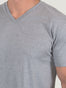 Men's V-Necks in Heather Grey | Fresh Clean Threads