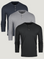 Basic Long Sleeve Henley 3-Pack | Fresh Clean Threads