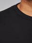 Men's Black Long Sleeve Thermal Crew 3-Pack | Neckline Details | Fresh Clean Threads