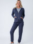 Women's Odyssey Blue Zip-Up Sweatshirt | Fresh Clean Threads