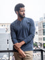 Navy Long Sleeve Henley | Basic Long Sleeve Henley 3-Pack