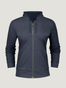 Women's Blue Terry Zip-Up Sweatshirt | Fresh Clean Threads