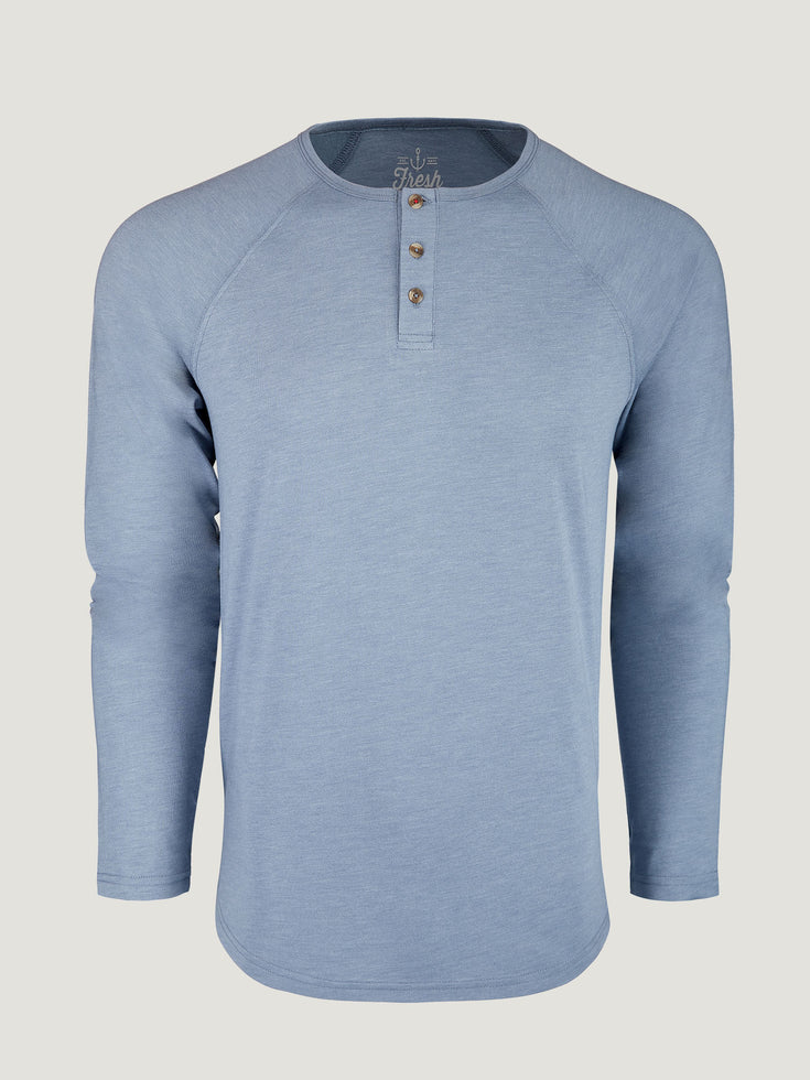 Wedgewood Slim Fit Long Sleeve Henley FINAL SALE