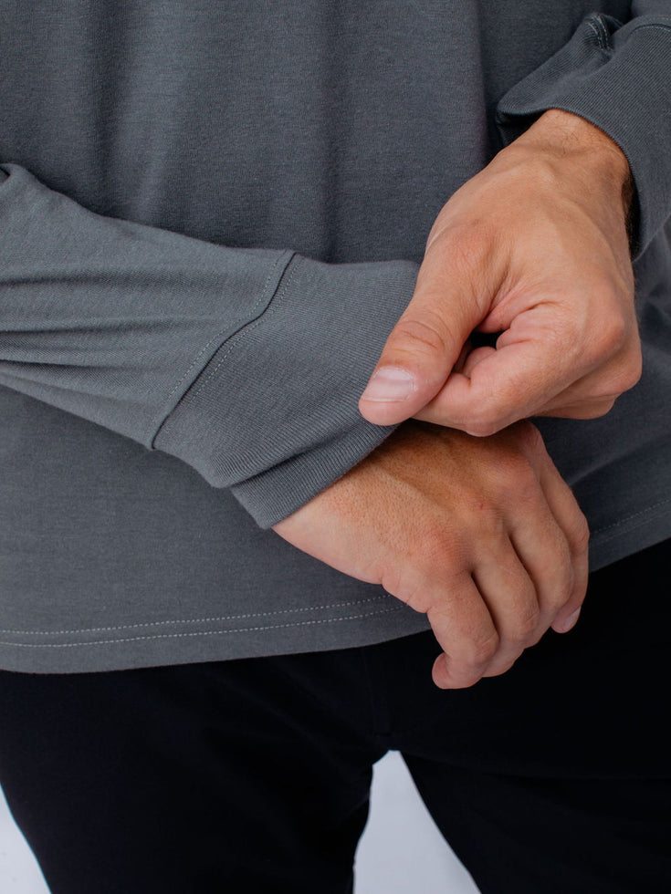 Long Sleeve Henley | Fresh Clean Threads