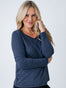 Women's Long Sleeve V-Neck Basic Pack | Fresh Clean Threads