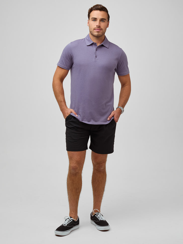 Everyday Essentials | Men's Polo Shirts in Flint Purple