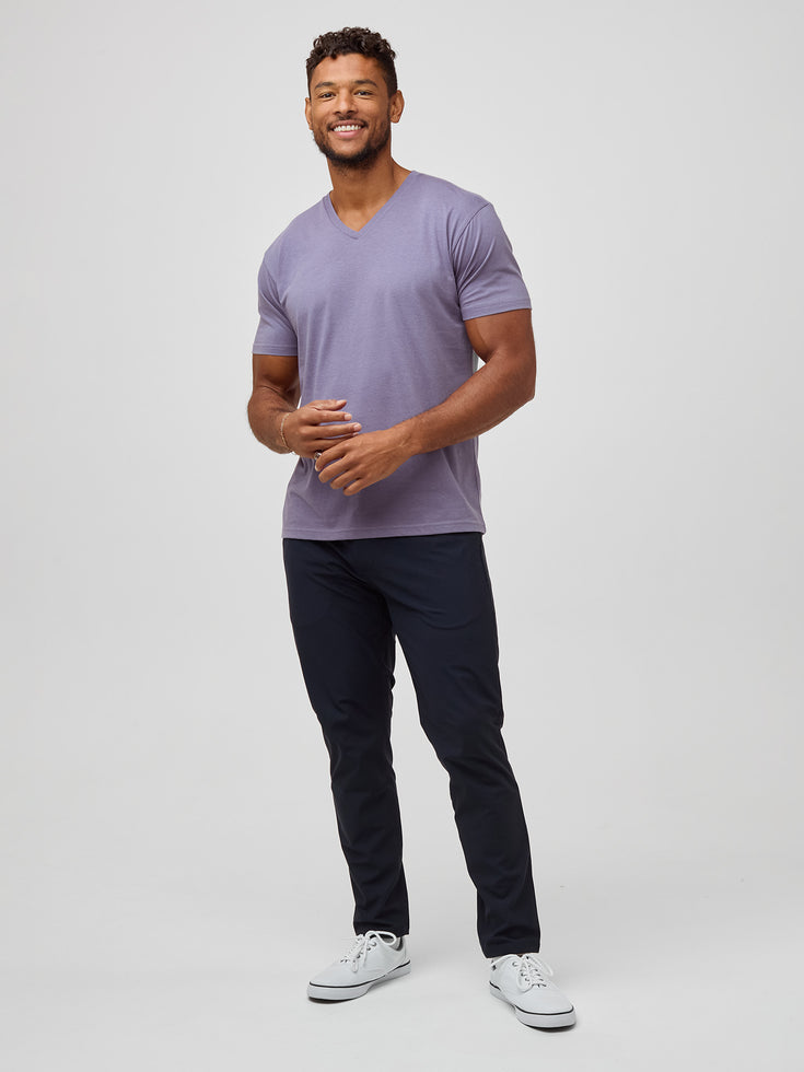 Flint Purple V-Neck | Men's Tees at FCT