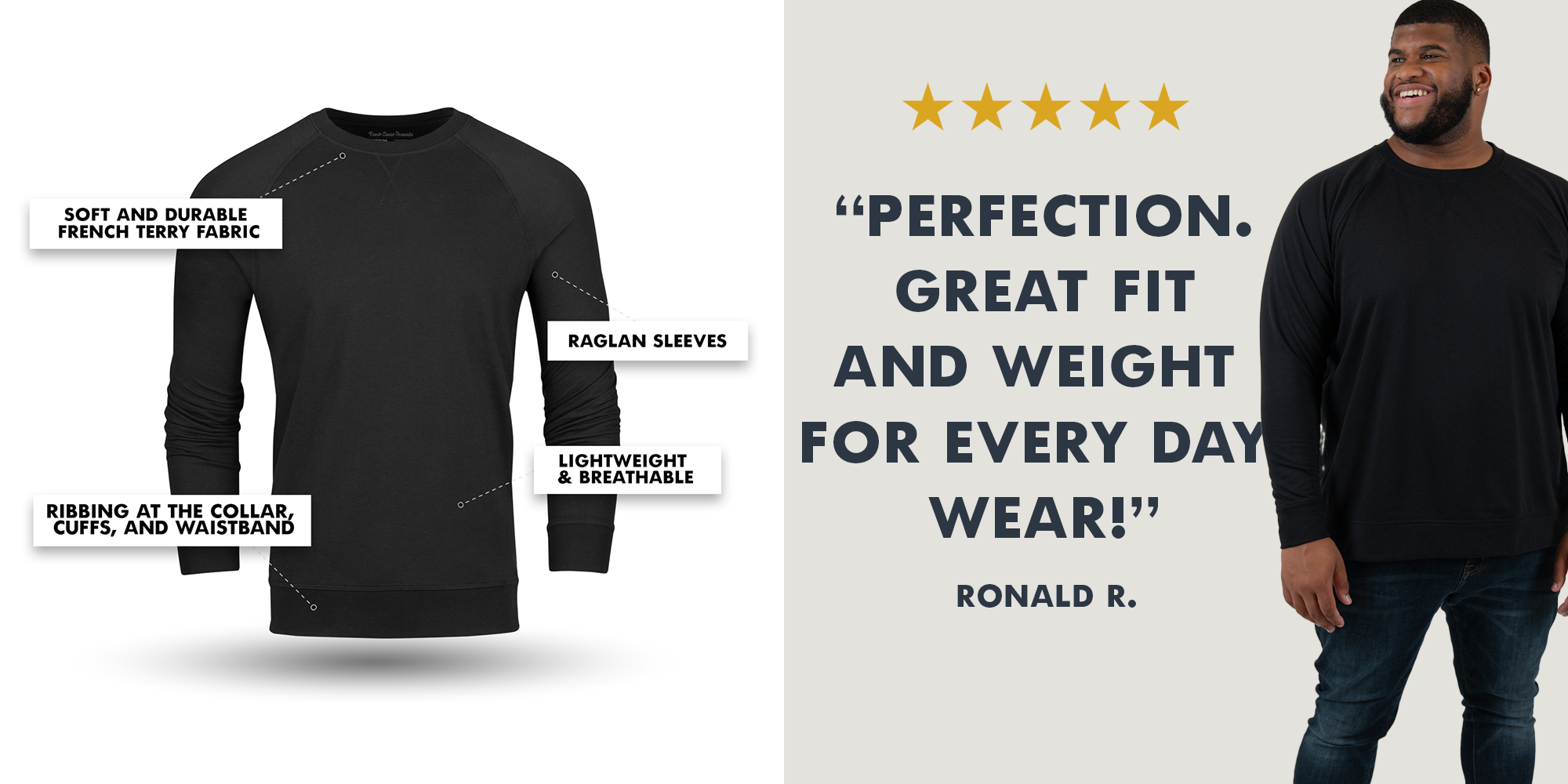 Perfection. Great fit and weight for every day wear. | Fresh Clean Threads