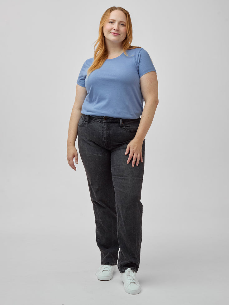 Find Your Fit | Flattering Women's Blue Tees