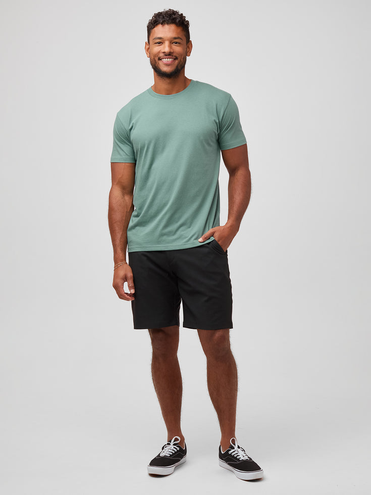 T-Shirts for Tall Guys | Green Crew Neck Tees