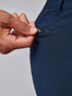 Navy Stretch Tech Pant with Hidden Zipper | Fresh Clean Threads